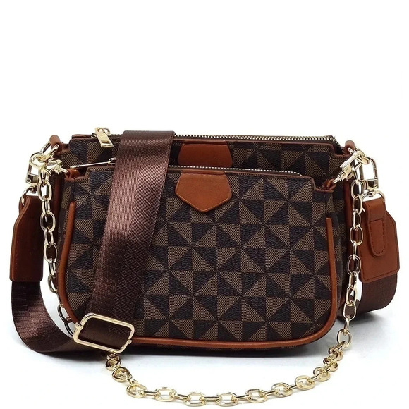 Handbags - NWT Monogram Crossbody Bag